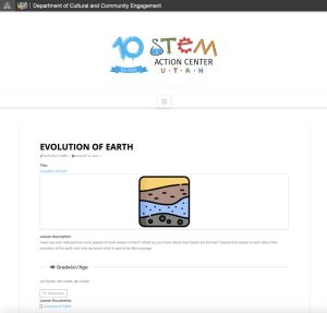 Screenshot for Evolution of Earth