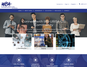 Screenshot for URISA: The Urban and Regional Information Systems Association