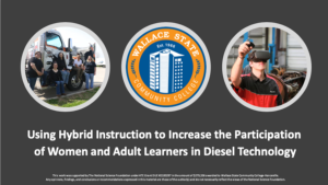 Screenshot for Using Hybrid Instruction to Increase the Participation of Women and Adult Learners in Diesel Technology