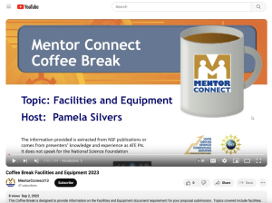 Screenshot for Coffee Break: Facilities and Equipment