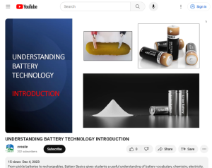 Screenshot for Understanding Battery Technology Introduction