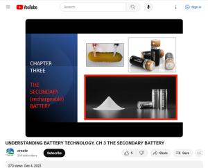 Screenshot for Understanding Battery Technology, Ch 3: The Second Battery