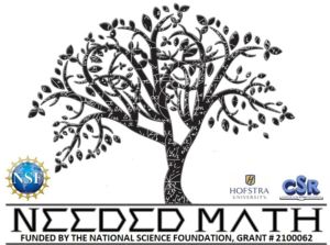 Needed Math Logo with NSF grant number 2100062 