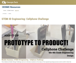 Screenshot for STEM-ID Engineering: Cellphone Challenge