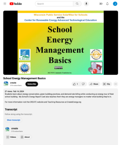 Screenshot for School Energy Management Basics
