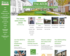 Screenshot for Association for Environment Conscious Building