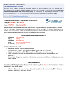 Screenshot for Commercial HVACR Systems Analysis: Course Outcome Summary and Syllabus
