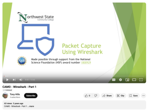 Screenshot for Wireshark (Part 1 of 5)