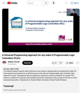 Screenshot for A Universal Programming Approach for Any Make of Programmable Logic Controllers