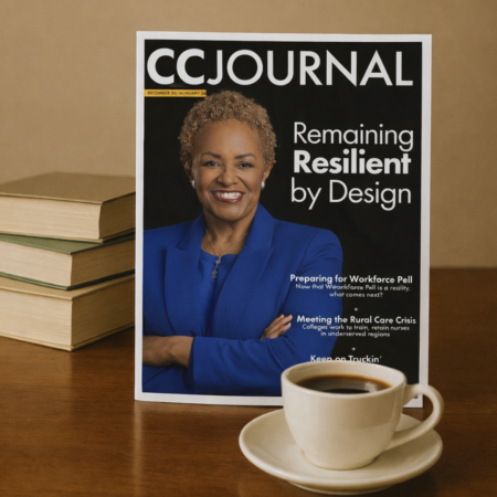 image of the magazine cover with books and coffee